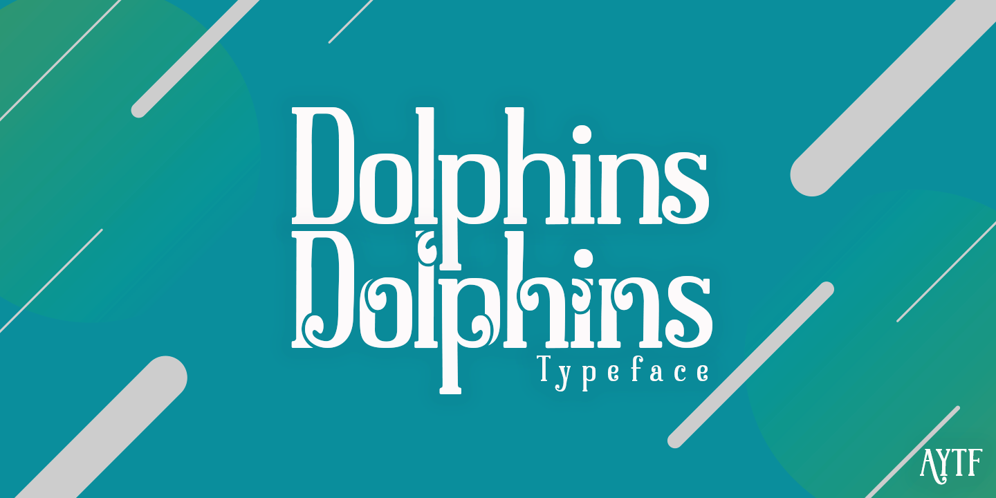 Schriftart Dolphins